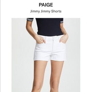 Paige Jimmy Jimmy Shorts White, Size 28